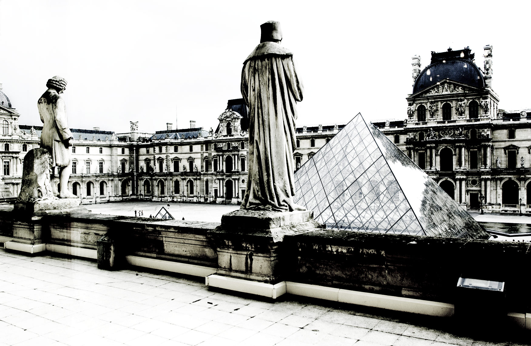 Louvre Museum courtyard